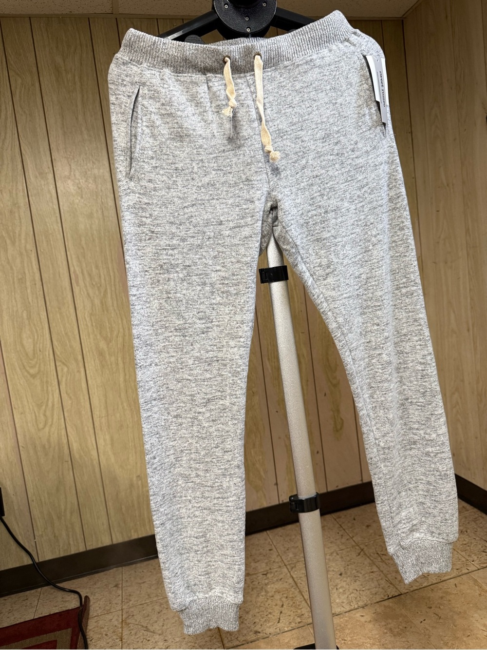 Sweet Romeo Heather Gray Drawstring Jogger Pants